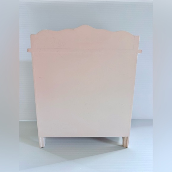 Maggie Miller Children’s Collection Wood Jewelry Box Pink Dresser Owls Flowers - Picture 9 of 14